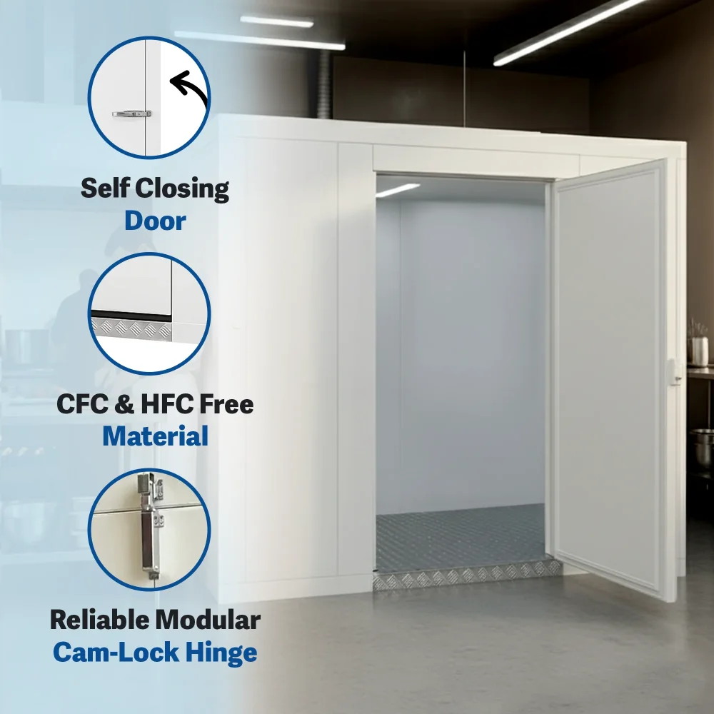 PolarBox Series 10' x 12' Quick Ship Walk-In Cooler Box Only With Floor