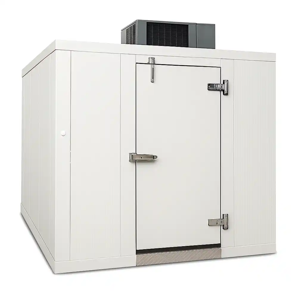 PolarBox Series 6' x 8' Quick Ship Walk-In Cooler With Floor & Remote Refrigeration