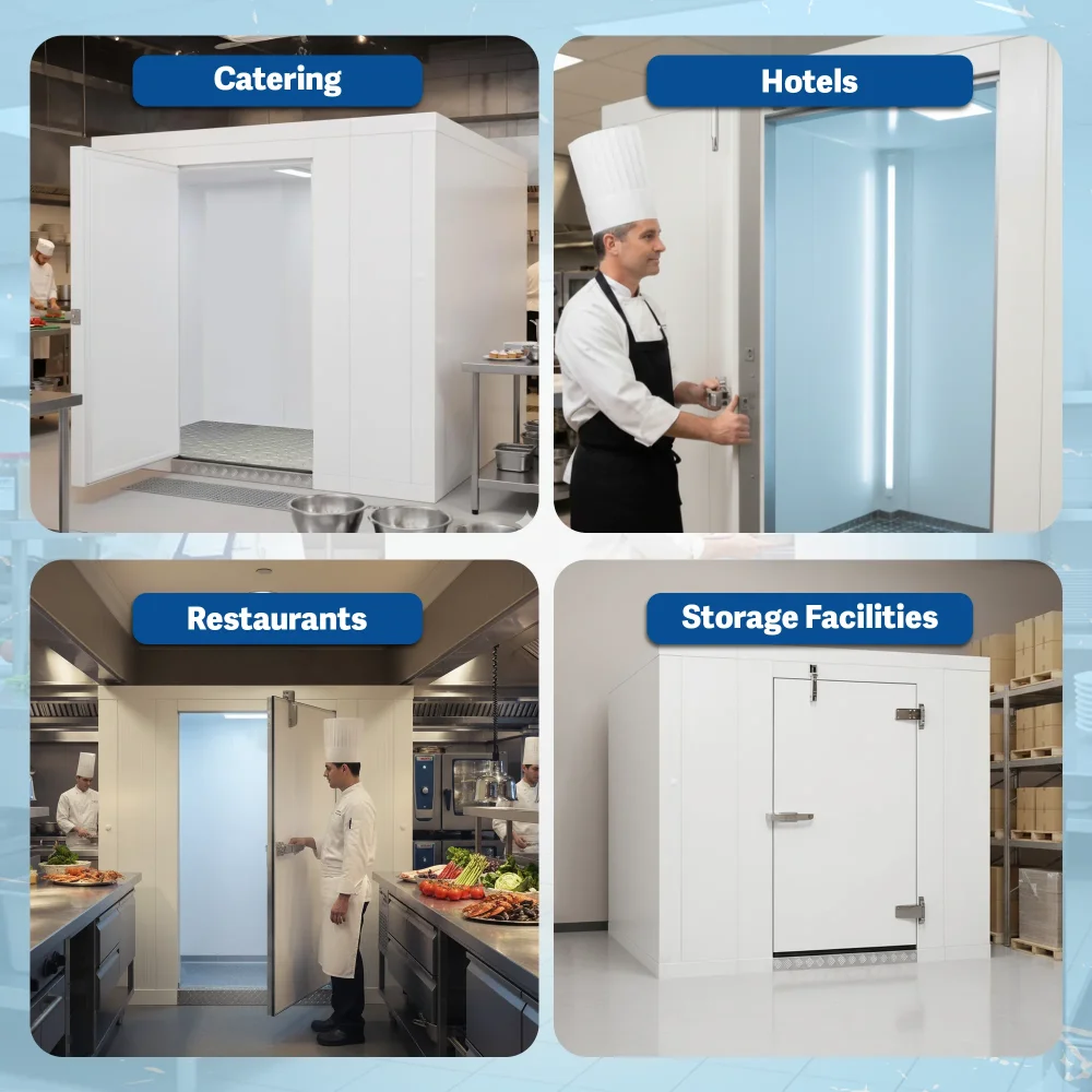 PolarBox Series 6' x 8' Quick Ship Walk-In Cooler Box Only With Floor