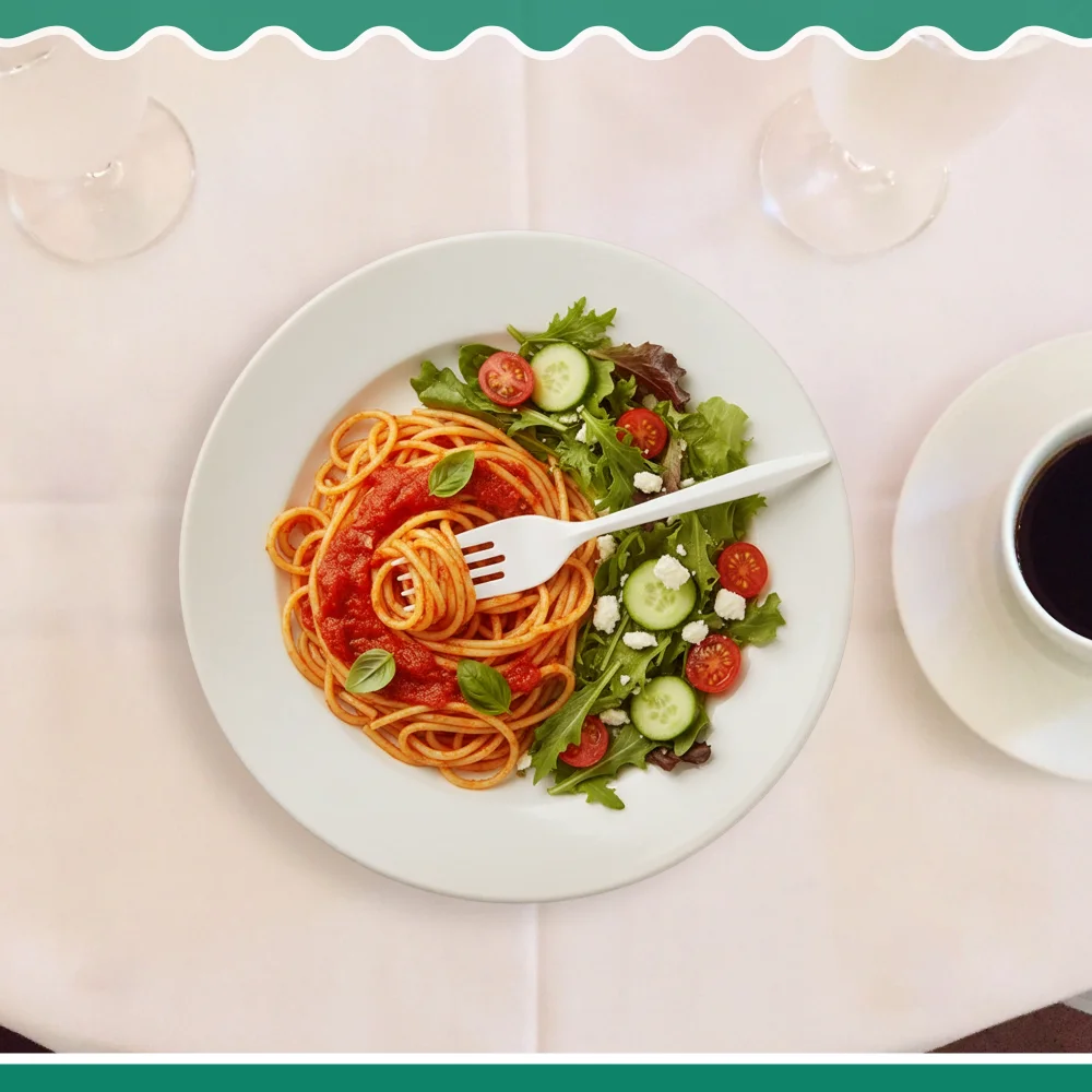 Dinelux Series Disposable Fork, Medium Weight, Polypropylene, White, 1000/Case