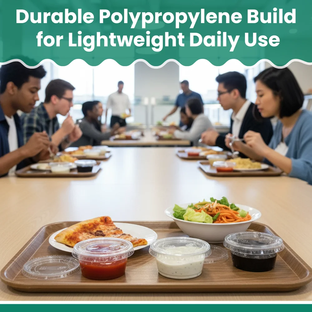 Dinelux Series 2 oz Plastic Portion Cup, Clear, 2500/Case