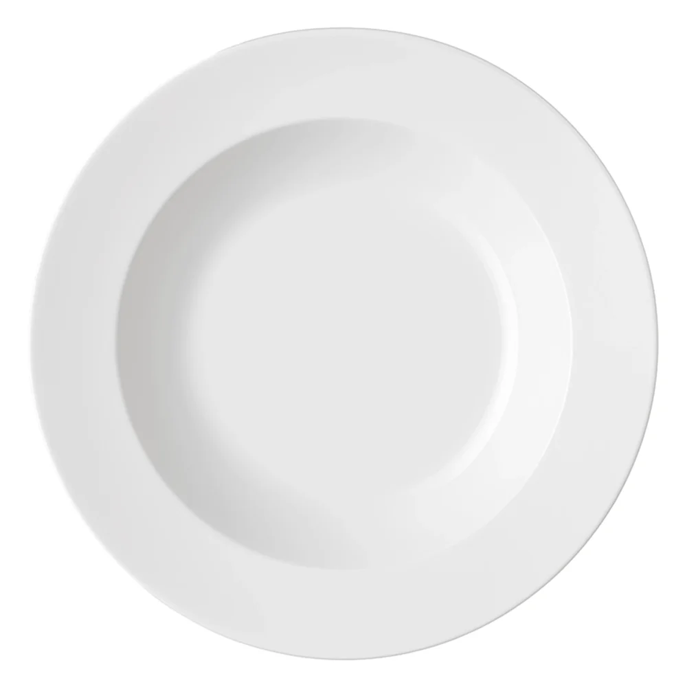 Furtino England 9.8" Finesse Round Plate, Chinaware, White