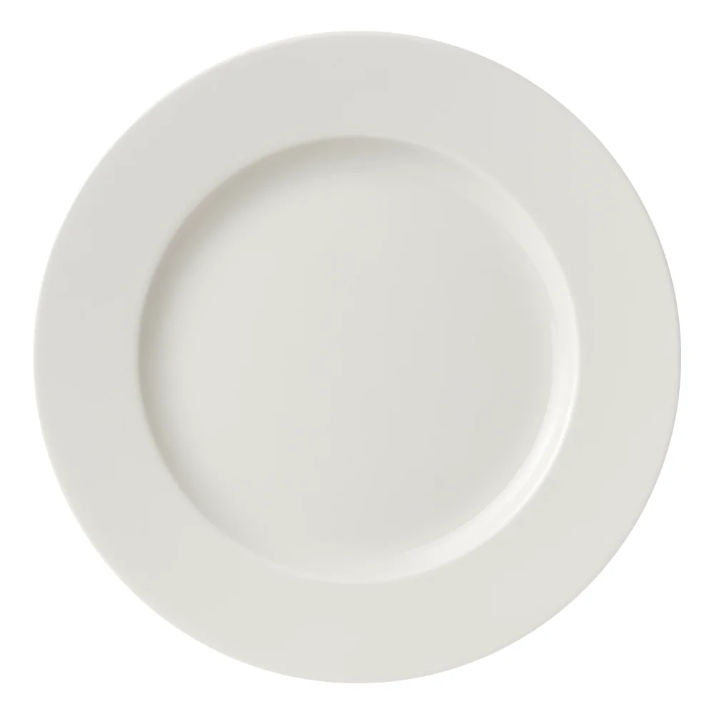 Furtino England 11" Finesse Round Plate, Chinaware, White