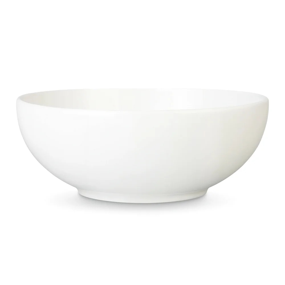 Furtino England 8.5" Finesse Round Bowl, Non-Stackable, Chinaware, White