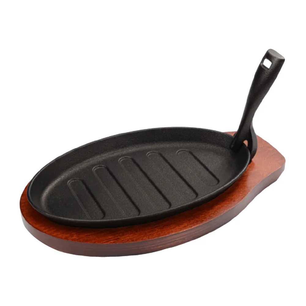CAC China 10" Cast Iron Fajita Platter
