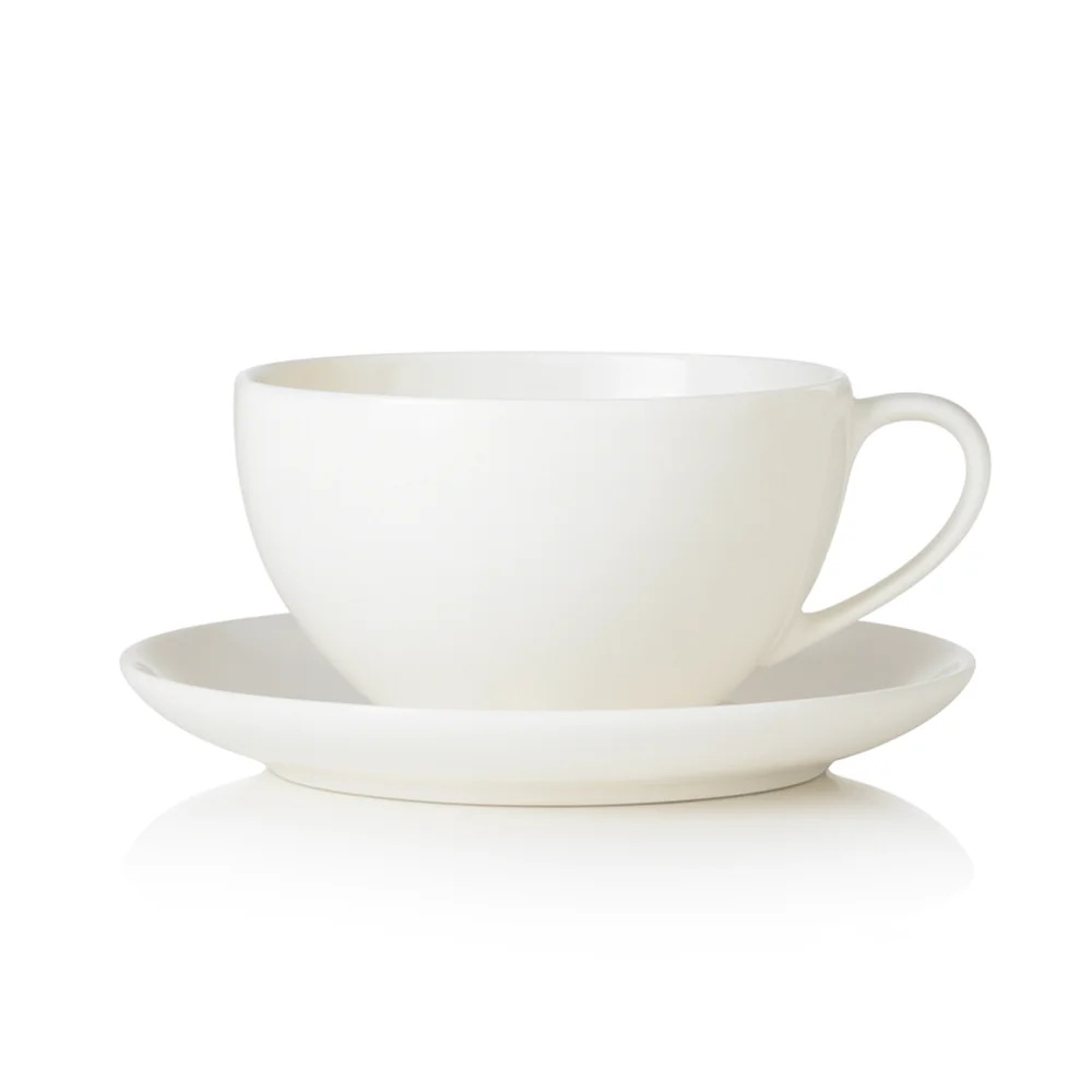 Furtino England 6.5 oz Finesse Round Cup, Chinaware, White