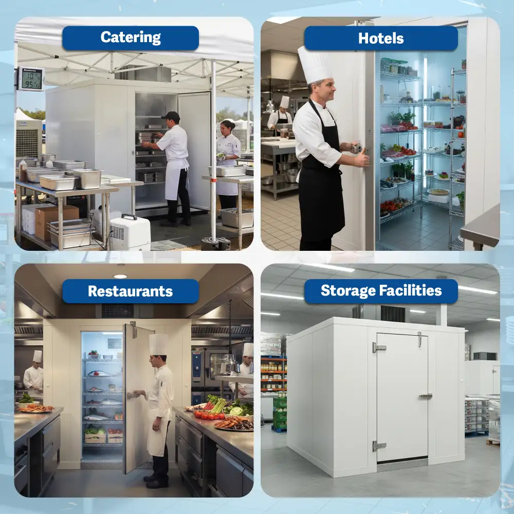 PolarBox Series 10' x 10' Quick Ship Walk-In Freezer With Floor & Top Mounted Refrigeration