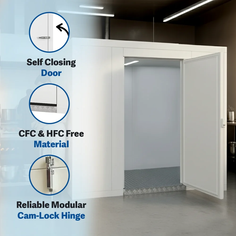 PolarBox Series 10' x 12' Quick Ship Walk-In Freezer Box Only With Floor