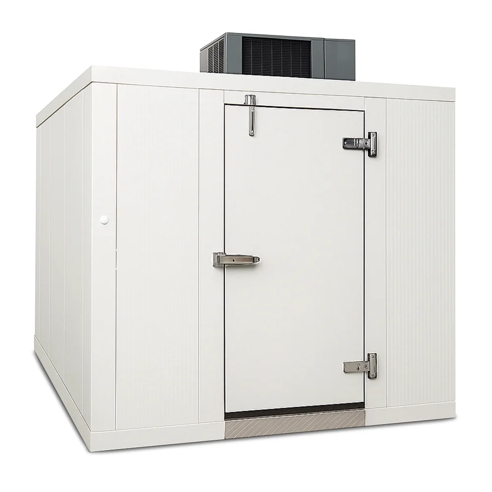 PolarBox Series 8' x 10' Quick Ship Walk-In Freezer With Floor & Remote Refrigeration