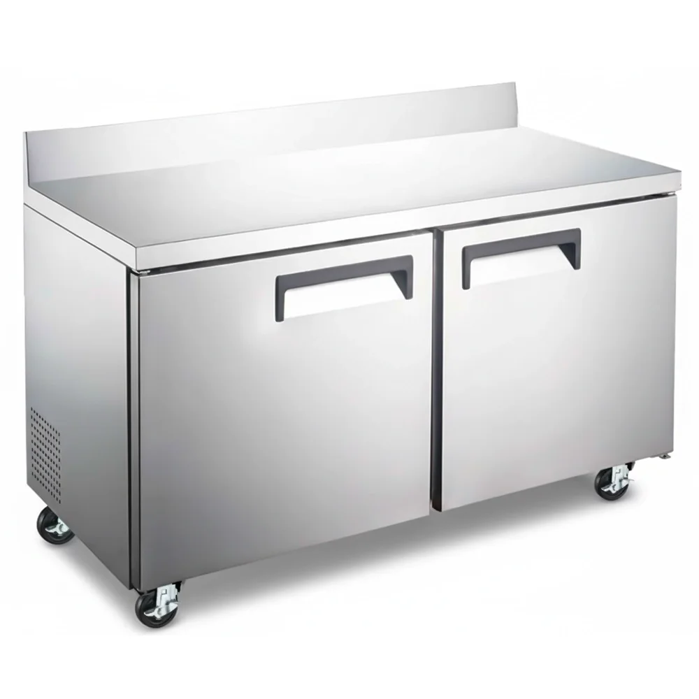 IceVault Series 48" Work Top Freezer, 2 Doors, 12 Cu. Ft., 1 Year Warranty