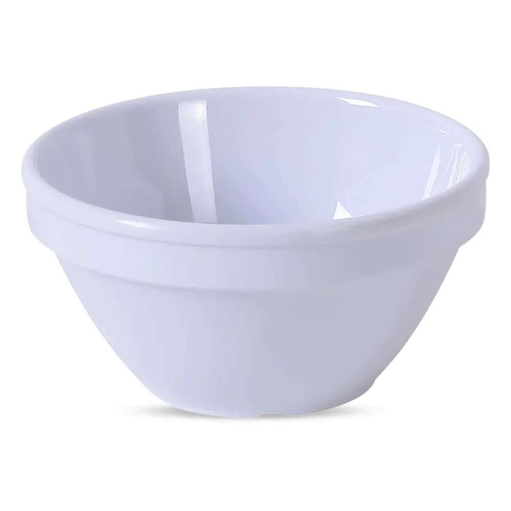 Yanco MS-313WT 8 Oz Melamine Bouillon Cup NSF Dishwasher Safe White 4-1/4 Inch Diameter