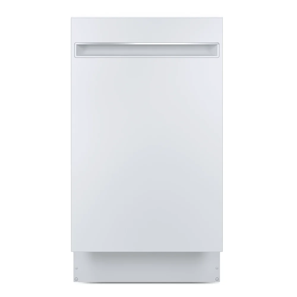 GE PDT145SGLWW 18" Dishwasher with Sanitize Cycle, ADA Compliant, Stainless Steel Interior, White
