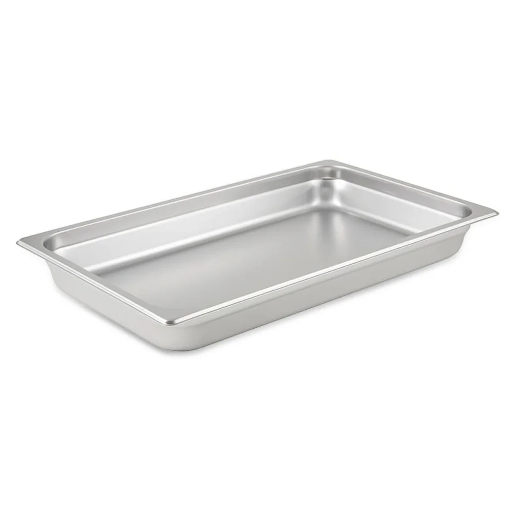 Winco SPJM-102 Anti-jam Steam Pan, GN 1/1, 24 Gauge 2-1/2",Stainless Steel