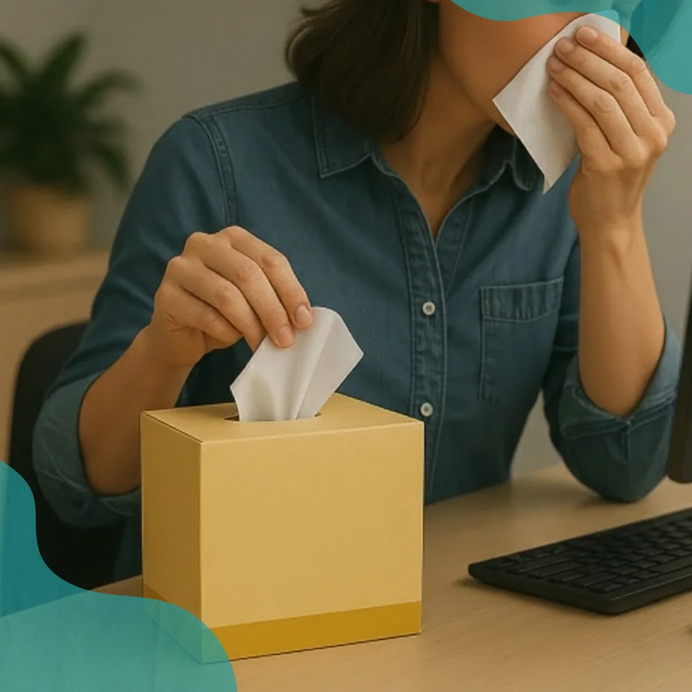 SoftTouch Series Facial Tissue Box, 8.37 x 8.07 in, 2-Ply, White, 3240/Case