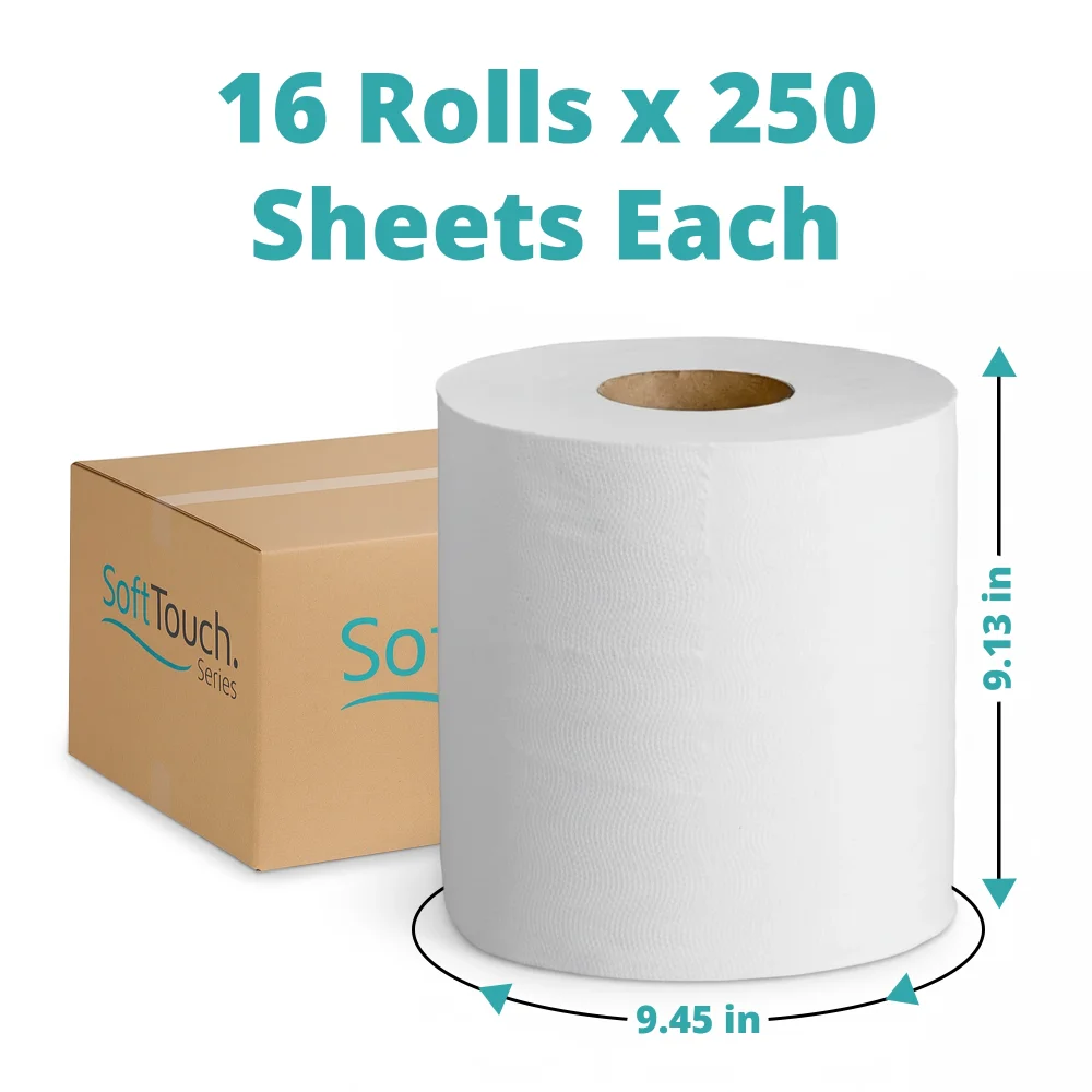 SoftTouch Series Multifold Paper Towel, 9.12 x 9.45 in, White, 4000 Sheets/Case