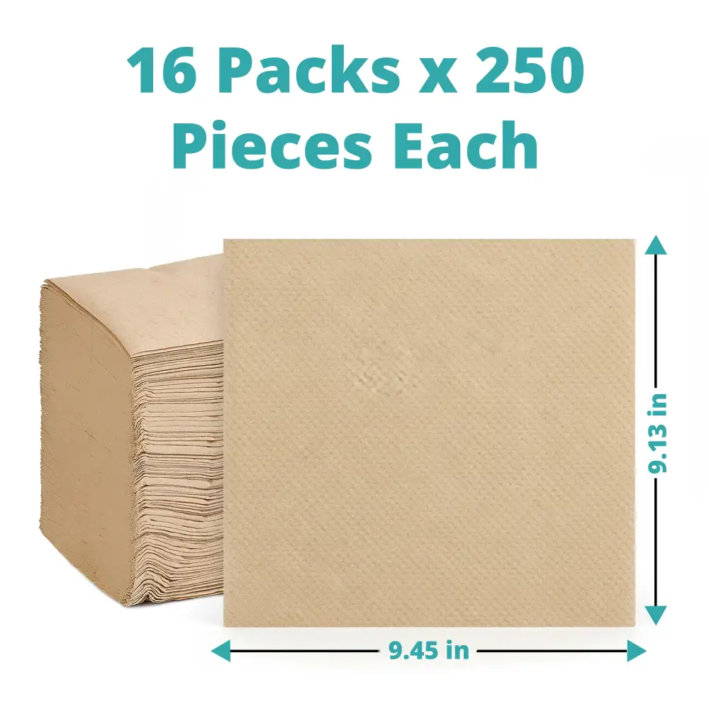 SoftTouch Series Multifold Paper Towel, 9.12 x 9.45 in, Natural Brown, 4000 Sheets/Case