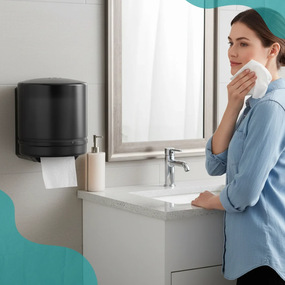 SoftTouch Series White Center Pull Virgin Towel Roll, 7.6 x 8.9 in, 2-Ply, 6 Rolls/Case