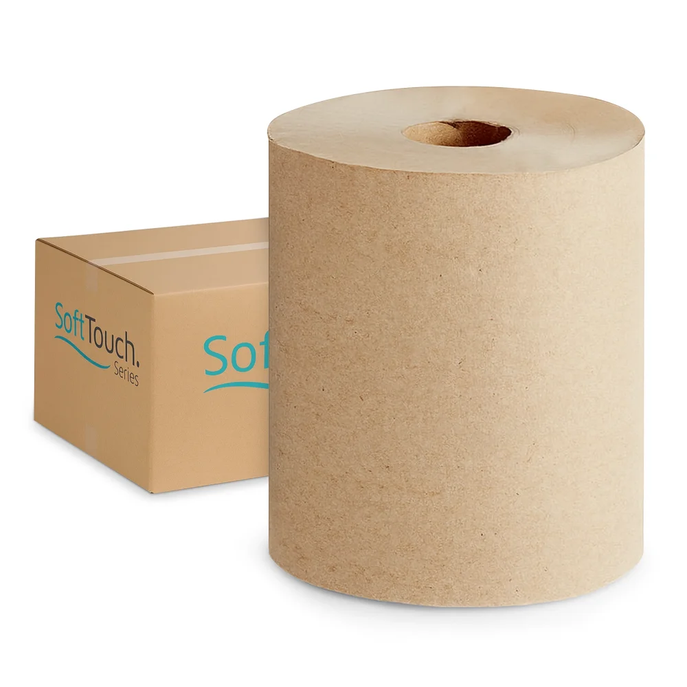 SoftTouch Series Hardwound Paper Towel Roll, 8" x 800', 6 Rolls/Case