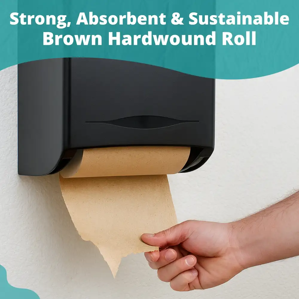 SoftTouch Series Hardwound Paper Towel Roll, 8" x 800', 6 Rolls/Case