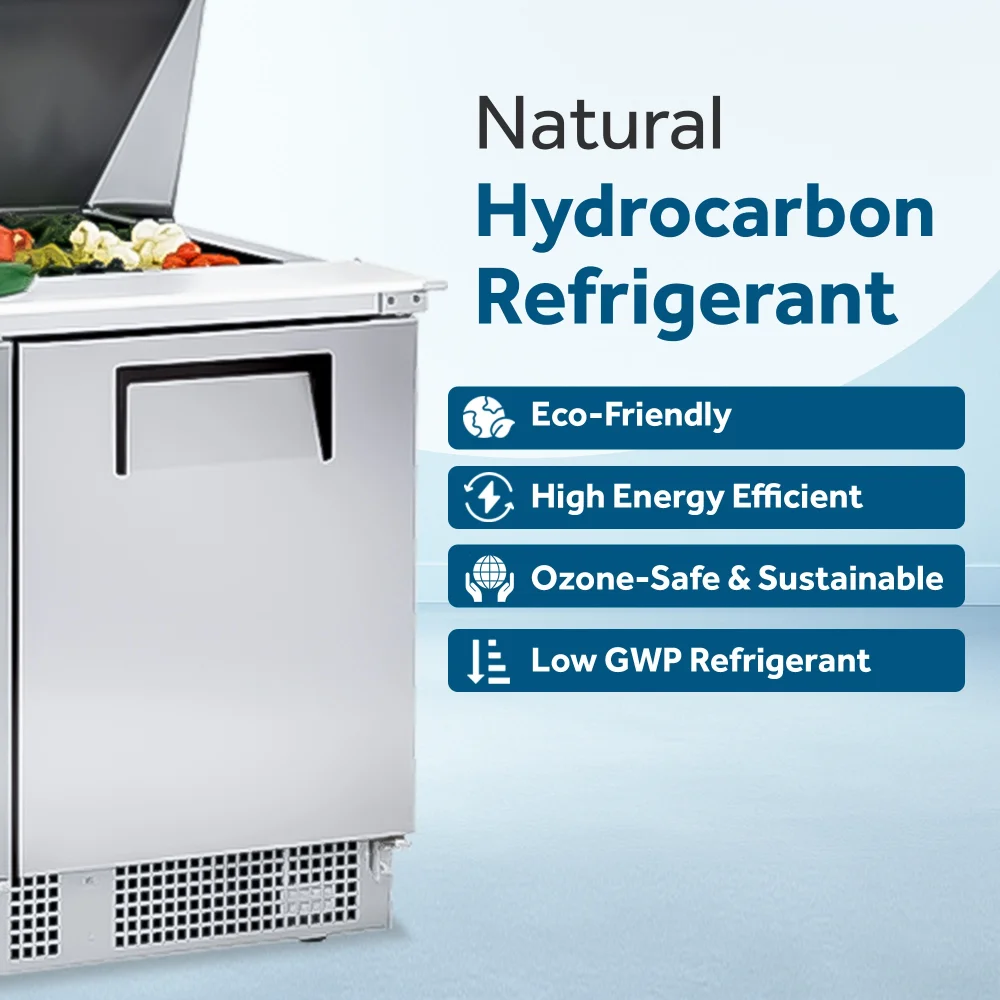 True TFP-72-30M 72" Mega Top Sandwich/Salad Prep Table, Holds 30 Pans, 7 Year Warranty