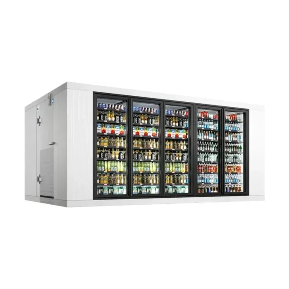 Coldline 10' x 16' Merchandiser Walk-In Cooler Box With Floor