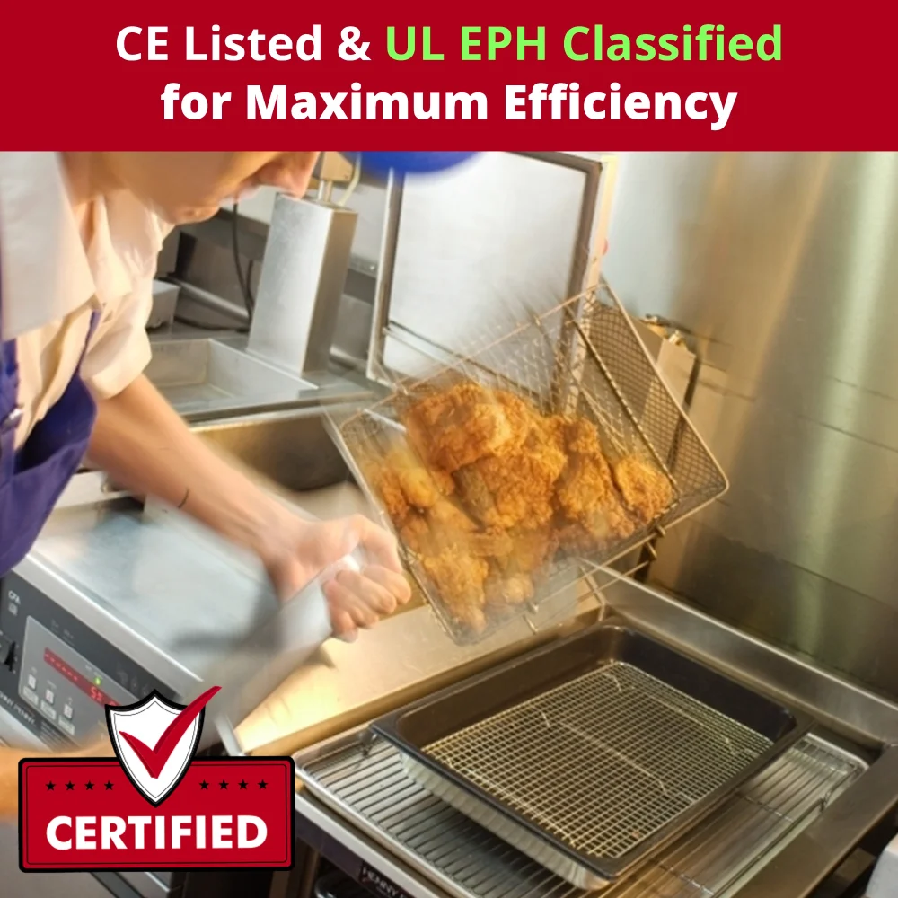 Henny Penny PFE500.07 20" 4-Head Electric Pressure Fryer, 48 lb Vat, Computron 8000 Controls, 208V, 3 Phase