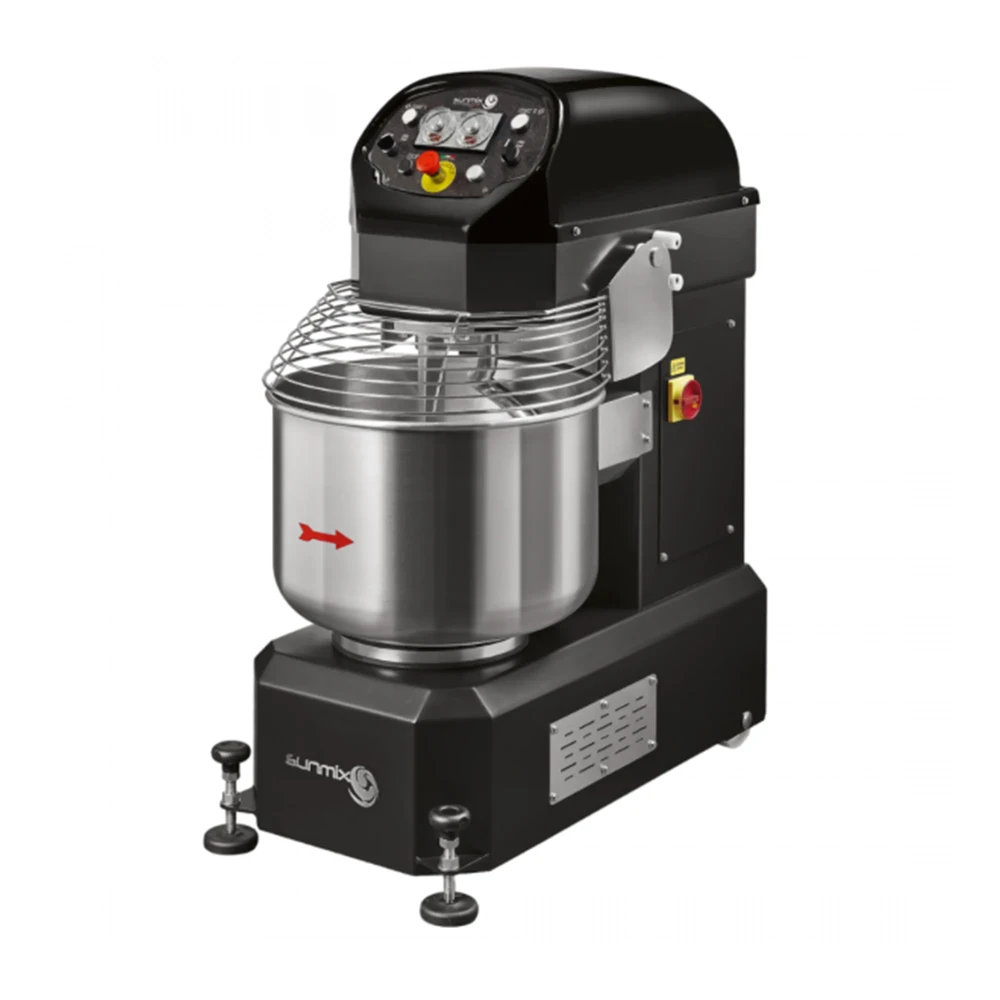 Sunmix Classic Line 138 Qt. Spiral Dough Mixer, Touch screen, Deep Black, 208V, 1 Year Warranty
