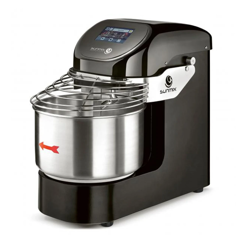 Sunmix Evo Line 26 Qt. Spiral Dough Mixer, Touch screen, Deep Black, 230V, 1 Year Warranty
