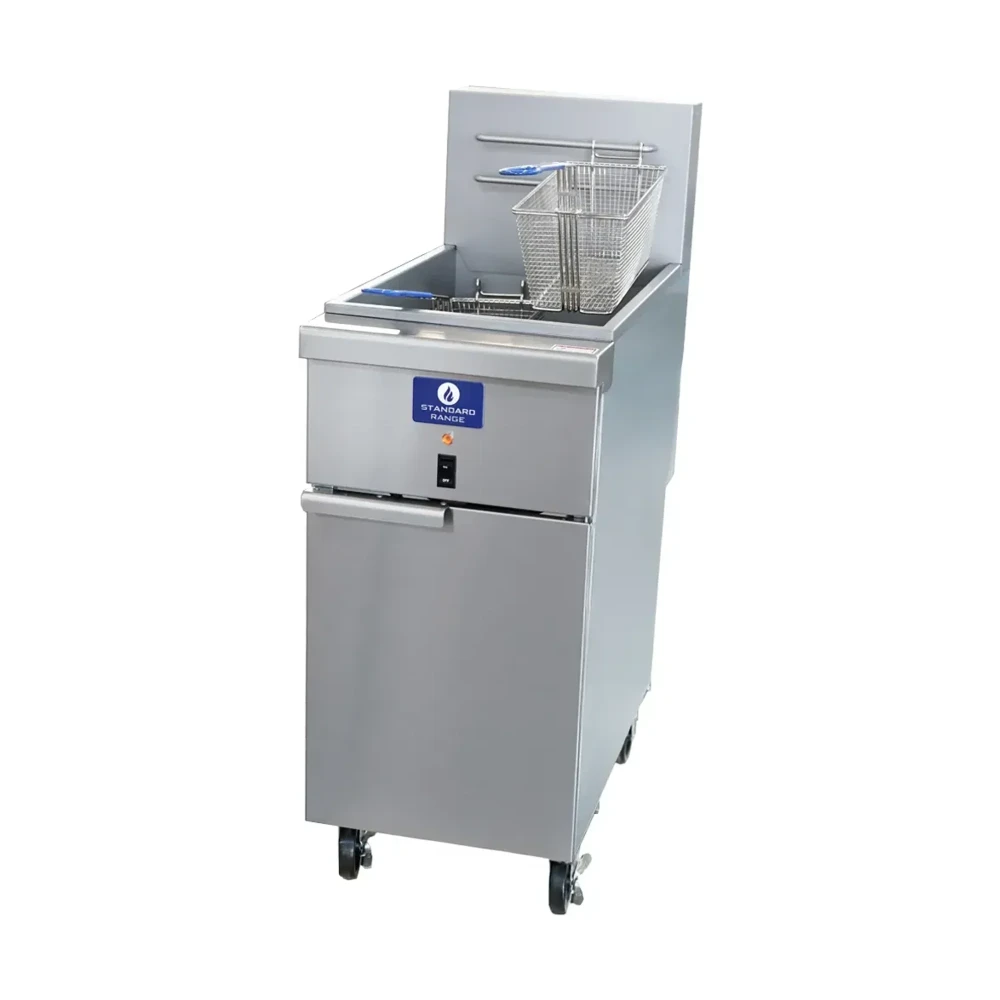 Standard Range 16" Electric Floor Fryer, 3 Phase, 50 Lbs Capacity, 208V, 1 Year Warranty
