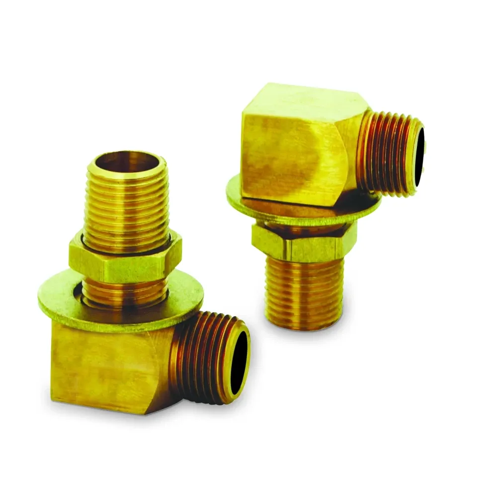 ChefPro Series Faucet Installation Kit, 1/2" NPT Nipple, Lock Nut & Washer, Short Elbow (1/2" NPT Female x Male)