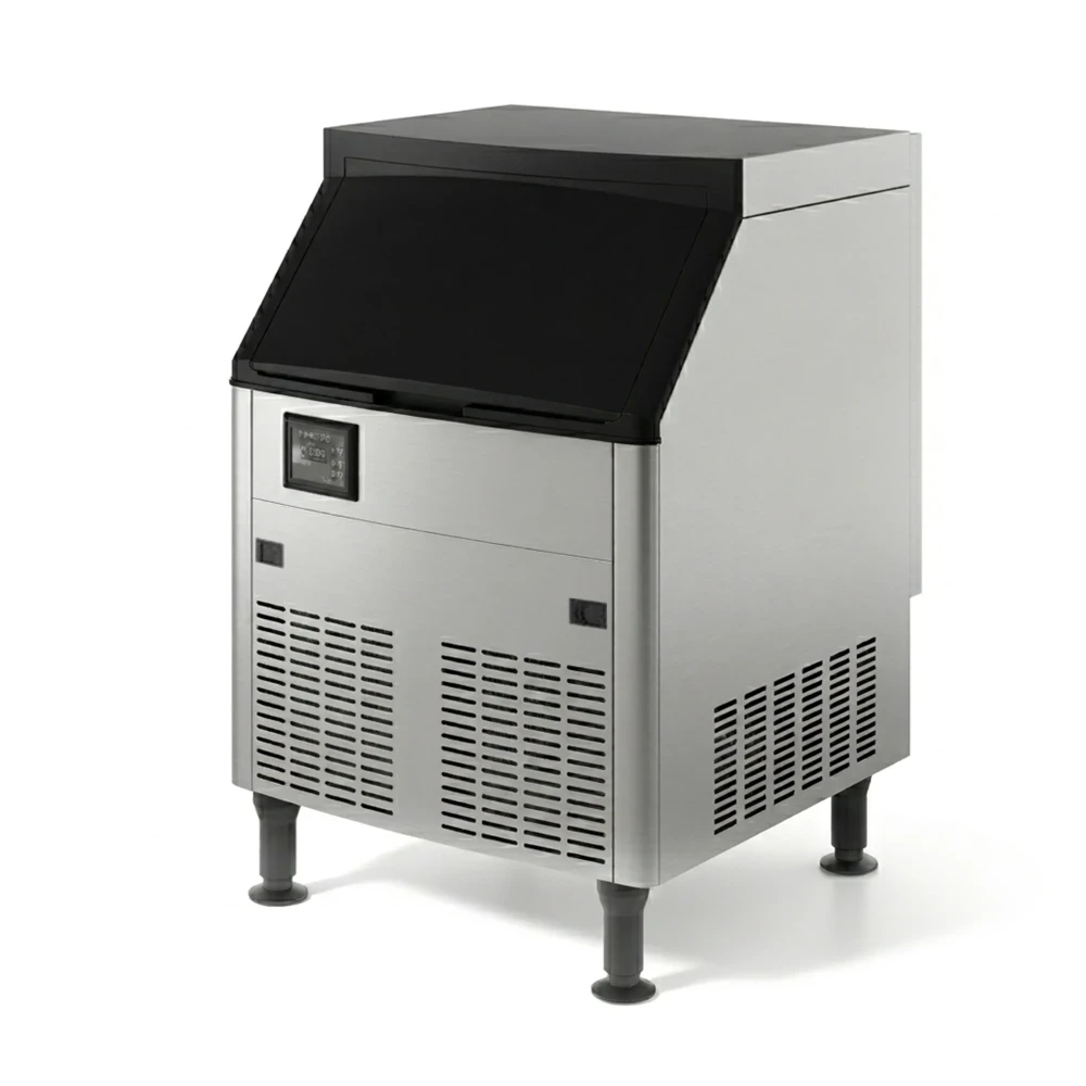 ProKitchen Series 26'' Undercounter Ice Machine with 80 lb Bin, Air Cooled, Half Cube, 280 lb/day, 1 Year Warranty