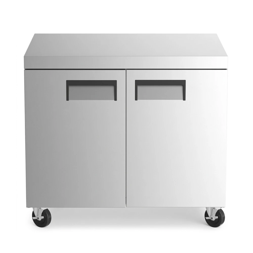 ProKitchen Series 36" Undercounter Work Top Freezer, 8.5 Cu.ft, 2 Doors, Stainless Steel