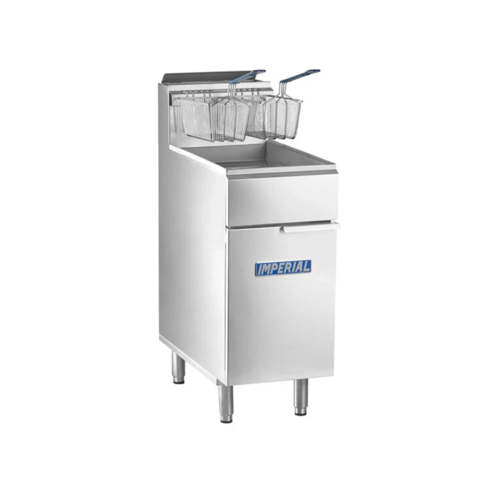 Imperial Range IFS-40 Natural Gas 40 lb. Tube Fired Fryer, 105,000 BTU