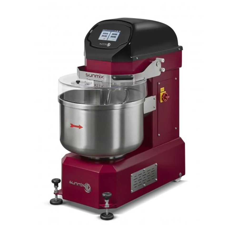 Sunmix Queen Line 85 Qt. Spiral Dough Mixer, Touch screen, Ruby Red, 200-240V, 1 Year Warranty