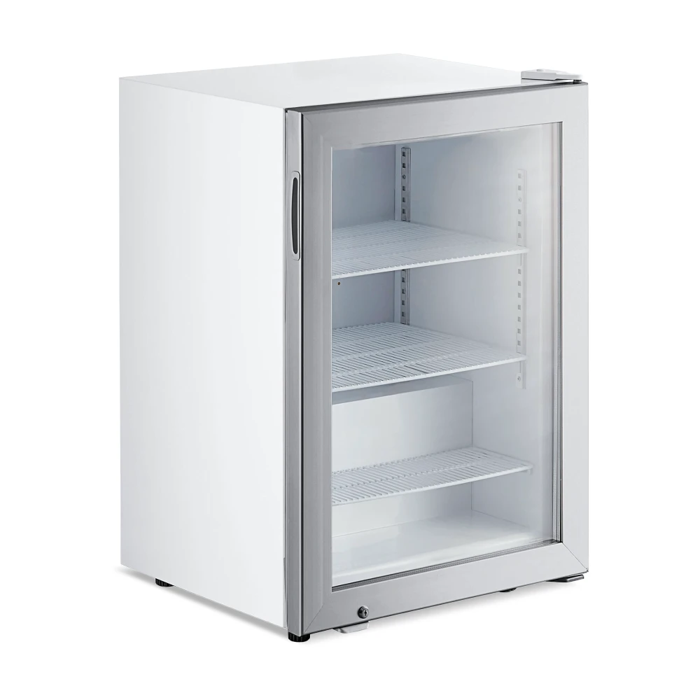 ChefPro Series CSCCDF White Customizable Countertop Display Freezer with Swing Door