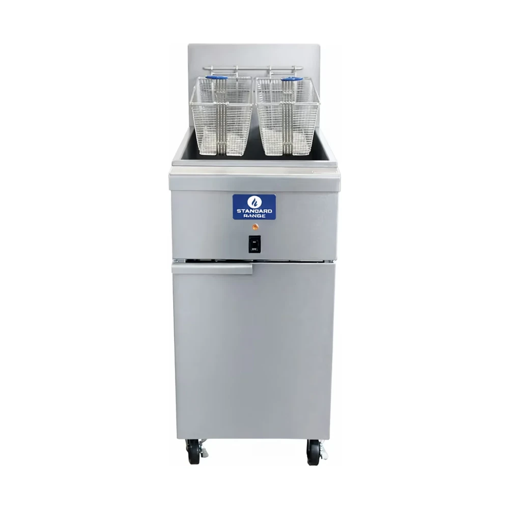 Standard Range 16" Electric Floor Fryer, 3 Phase, 50 Lbs Capacity, 240V, 1 Year Warranty