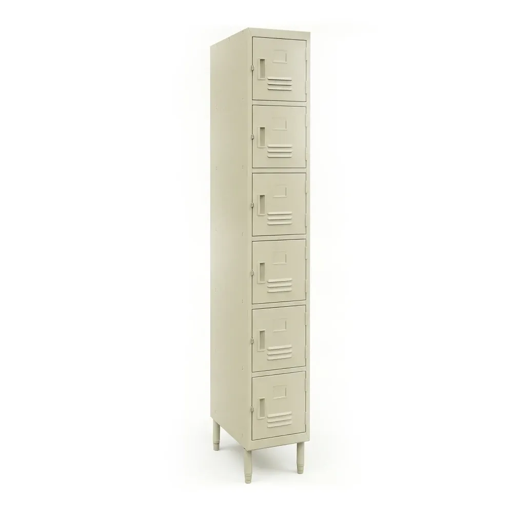 ChefPro Series 12" x 77" Premium Steel Lockers, 6 Doors
