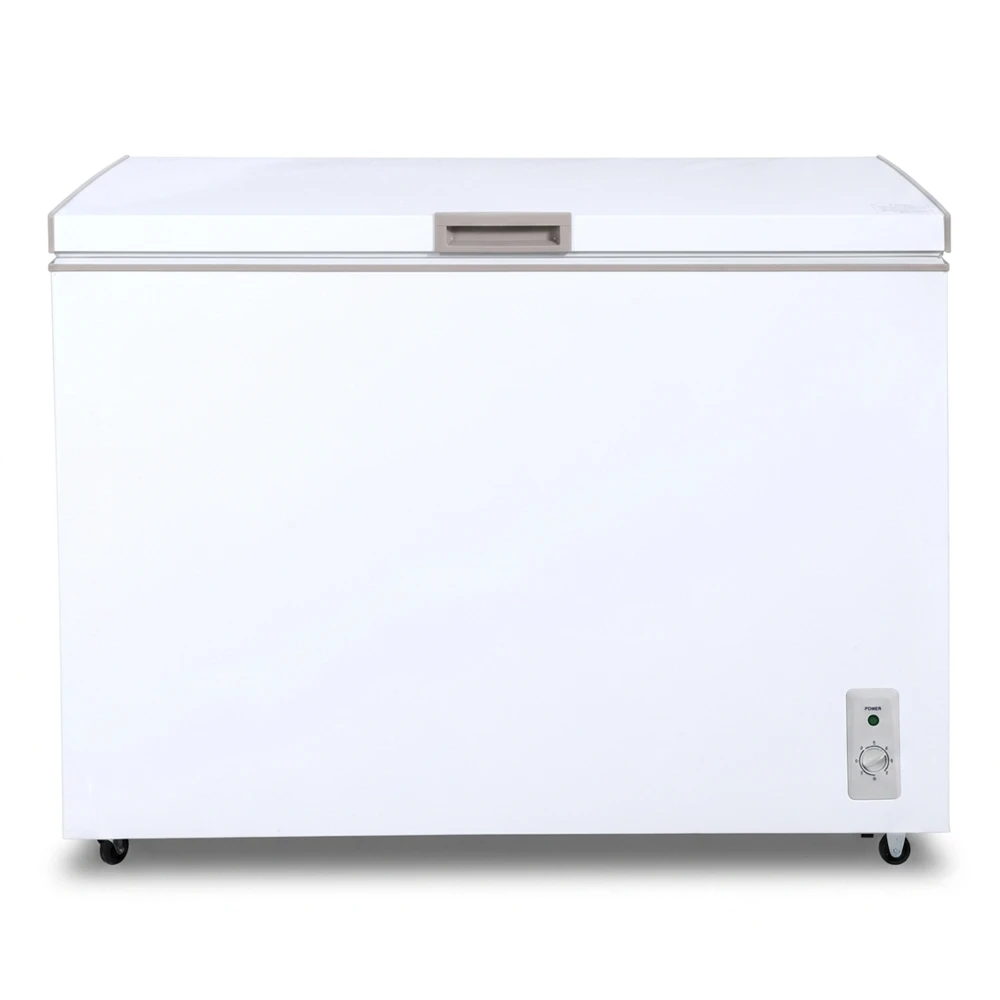 KitchenCore Series 44" Combo Chest Freezer & Refrigerator, 9.81 Cu.ft., Single Solid Lid, White