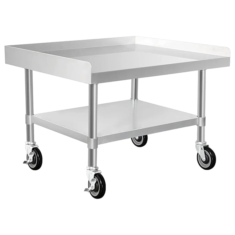 ChefPro Series 30" x 36" Equipment Work Stand, 16 Gauge, Stainless Steel