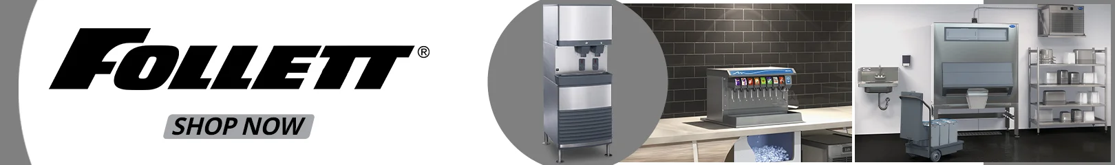 Follett commercial ice machines, ice dispensers, and water dispensing equipment for restaurants, healthcare facilities, hotels, and foodservice operations.