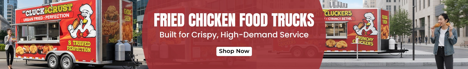 Fried chicken food trucks built for crispy, high-demand service with fully equipped commercial kitchens