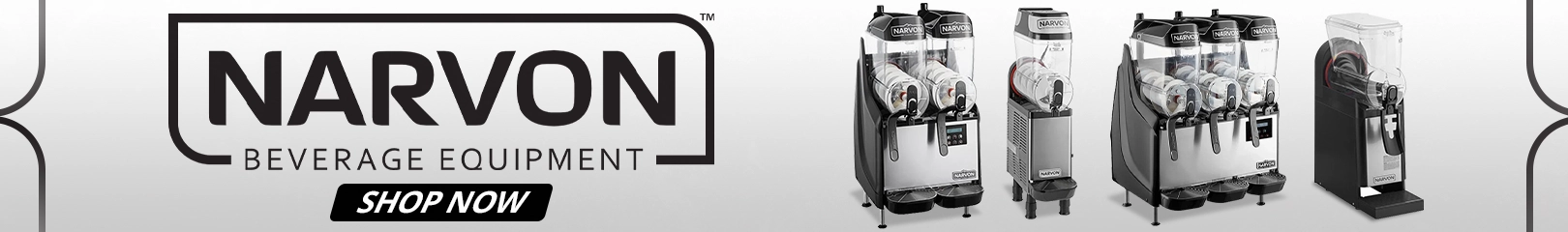 Narvon commercial frozen beverage machines, slush machines, and frozen drink dispensers for restaurants, cafés, convenience stores, and foodservice operations.