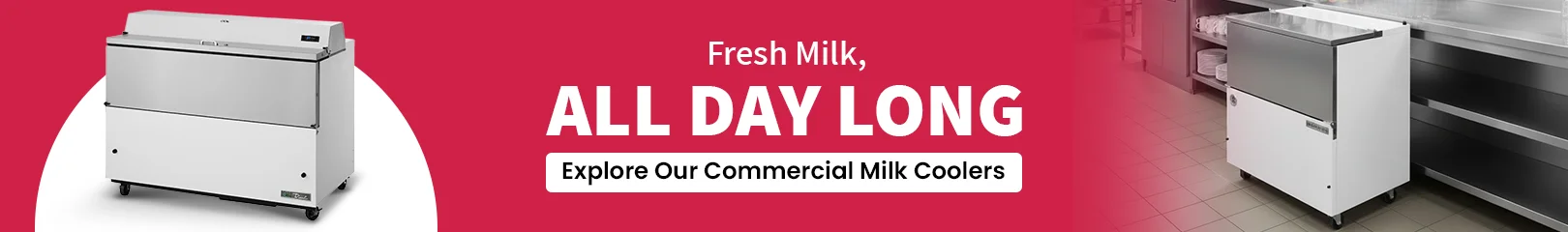 Commercial freezers with glass doors, filled with food items, designed for efficiency in high-demand foodservice environments.