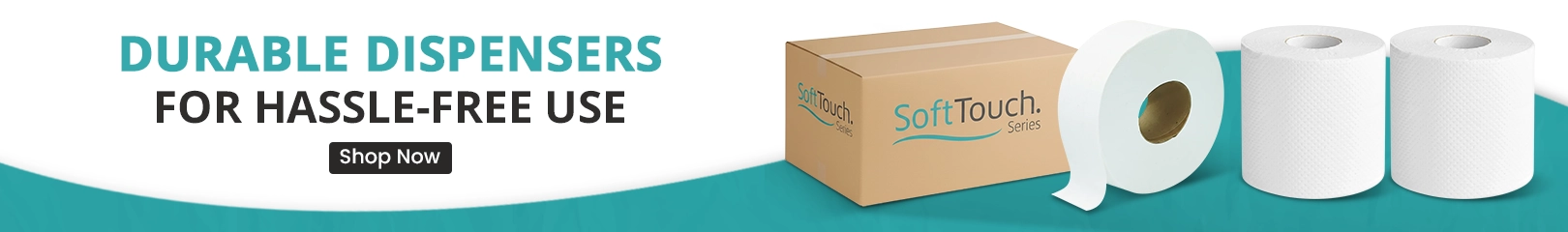 Durable paper towel and toilet paper dispensers designed for hassle-free use in commercial restrooms