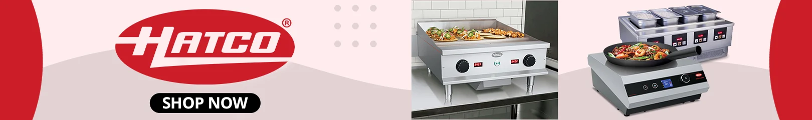 Hatco commercial food warmers, griddles, induction cooktops, and heated holding equipment for restaurants, cafés, and foodservice kitchens.